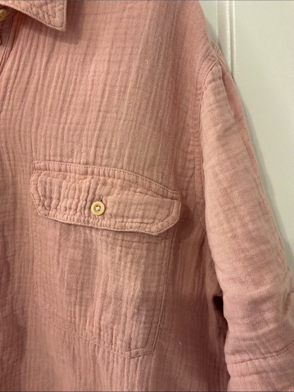 Madewell Lightspun Gauzy Cotton Short Sleeve Shirt